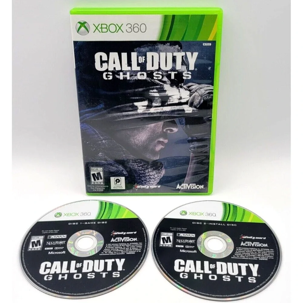 CALL OF DUTY: GHOSTS CIB Complete In Box‎ XBOX 360 GAME ACTIVISION